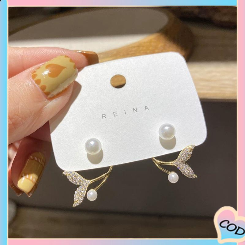 COD❤️Anting Stud Trend Baru Fashion Liontin Sederhana Anting Wanita Populer Murah-A.one