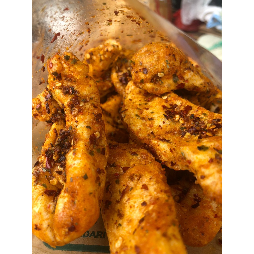 

CUANGKI LIDAH/TAHU KERING PEDAS DAUN JERUK