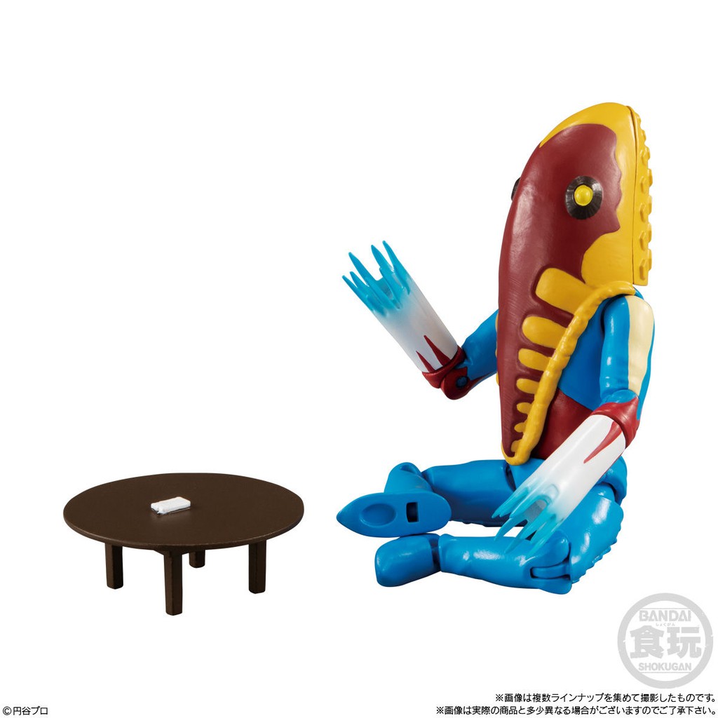 Choudou Ultraman 9 Chodo Cosmos Ultraseven Nexus Blue Bandai Shodo Shokugan Candy Toy