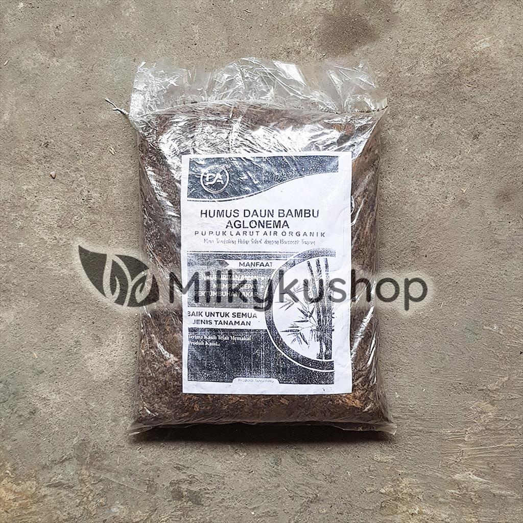 PUPUK KOMPOS HUMUS DAUN BAMBU AGLONEMA MEDIA TANAM KEMASAN PABRIK