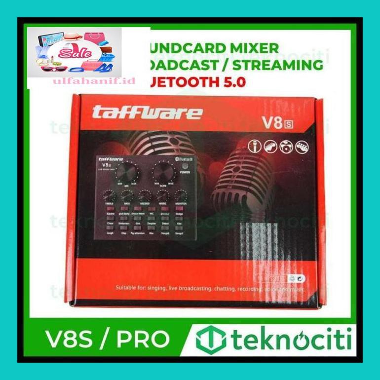54A04Y Langsung Order Aja Taffstudio V8 Pro V8S Soundcard Live Stream Mic S50Usts