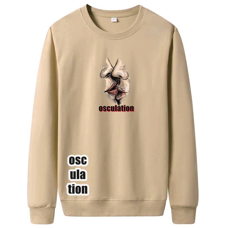 Osculation Crewneck Sweater Pria Fleece Size M - XXL