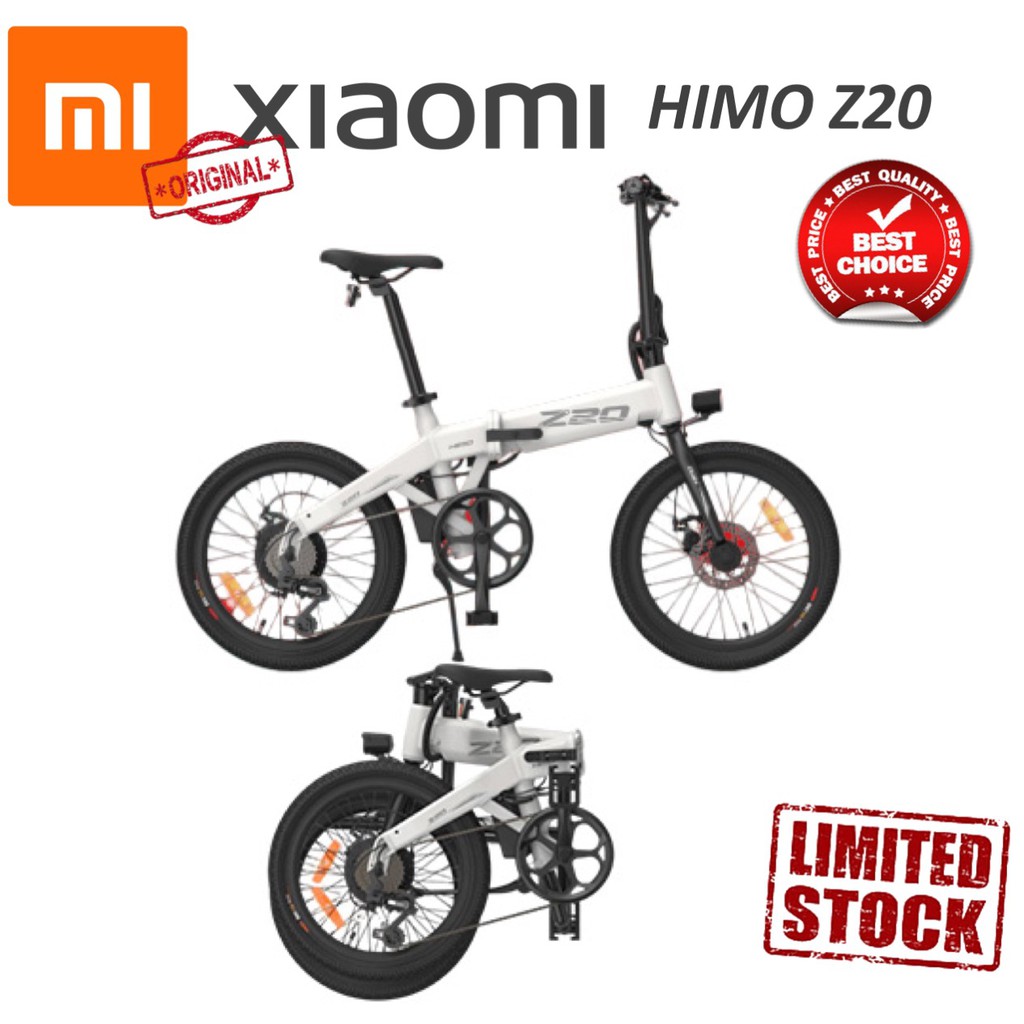 FREE ONGKIR Xiaomi HIMO C20 Sepeda Elektrik Smart Moped Bicycle 250W 80KM