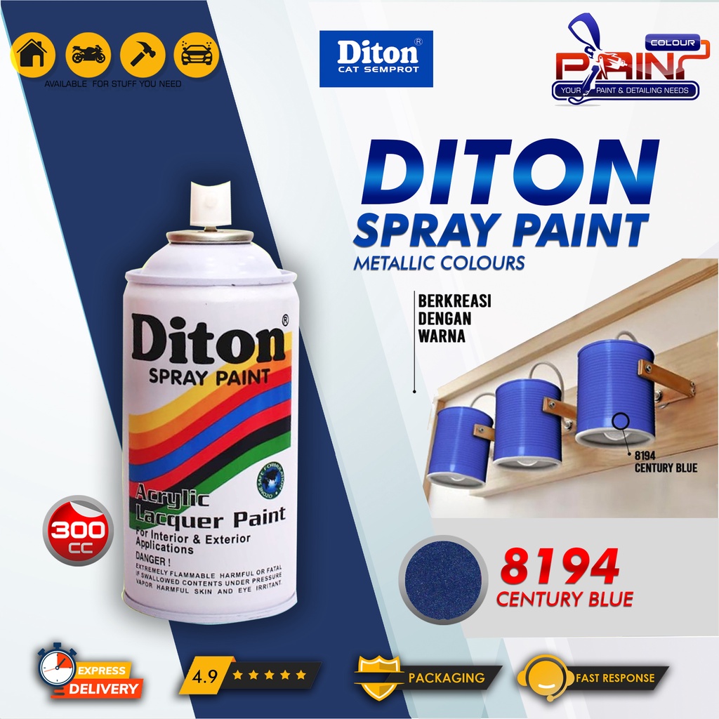 Diton 8194 Century Blue Cat Semprot/Pylox/Samurai Motor/Helm/Gundam