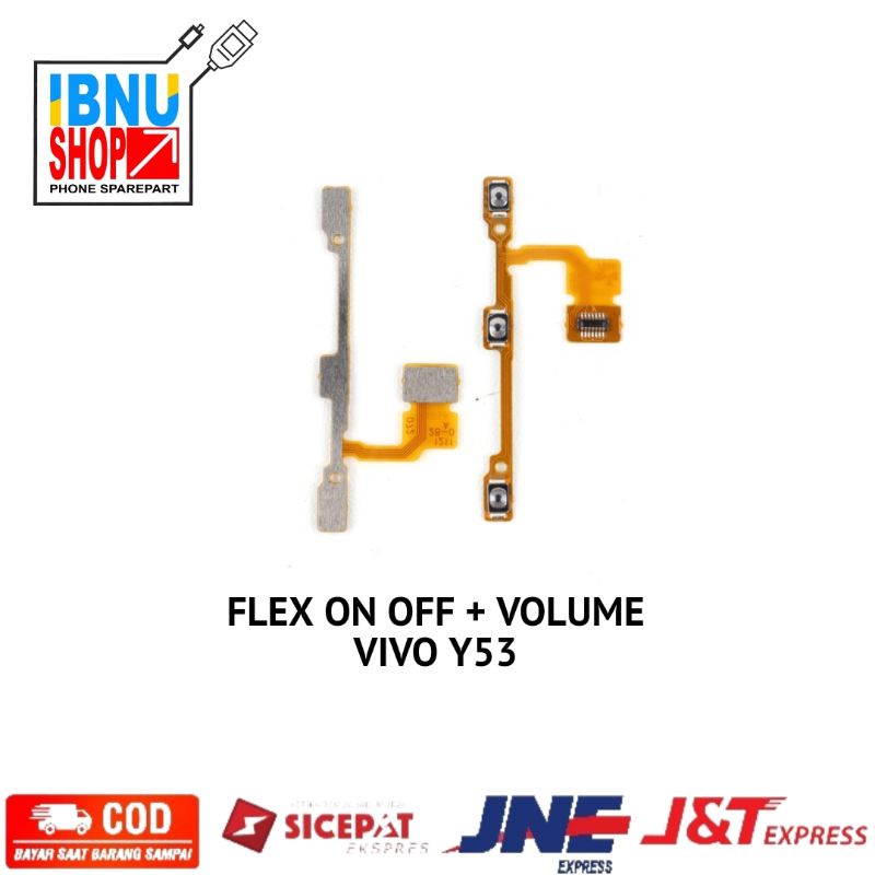 Flexible Flexibel On off Volume Vivo Y53 1606 - Fleksibel Fleksible Tombol On Of Power Original