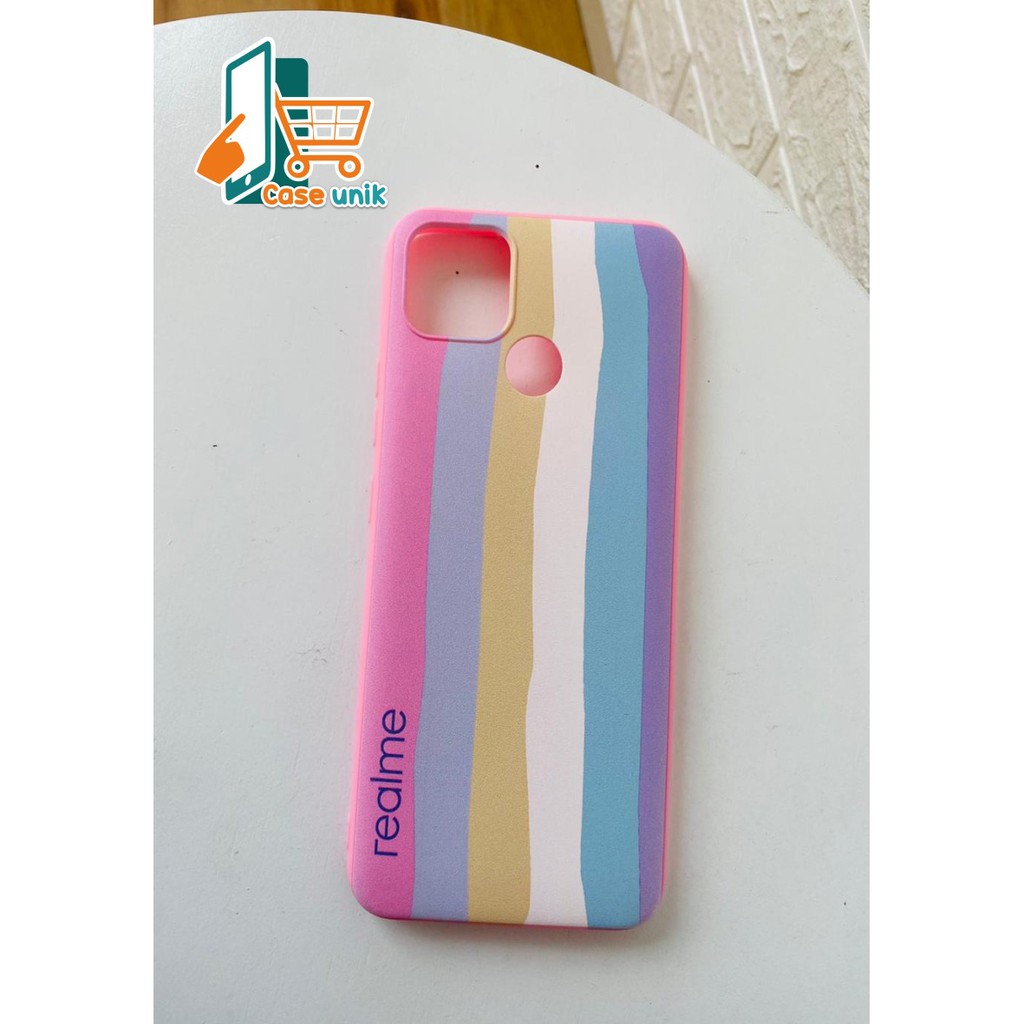 SS046 CASE RAINBOW REALME C1 C2 C3 5 5i 5s C11 C12 C15 C17 7i C31 C35 NARZO 50A PRIME 30a C20 NARZO 5OI C21 CS2330