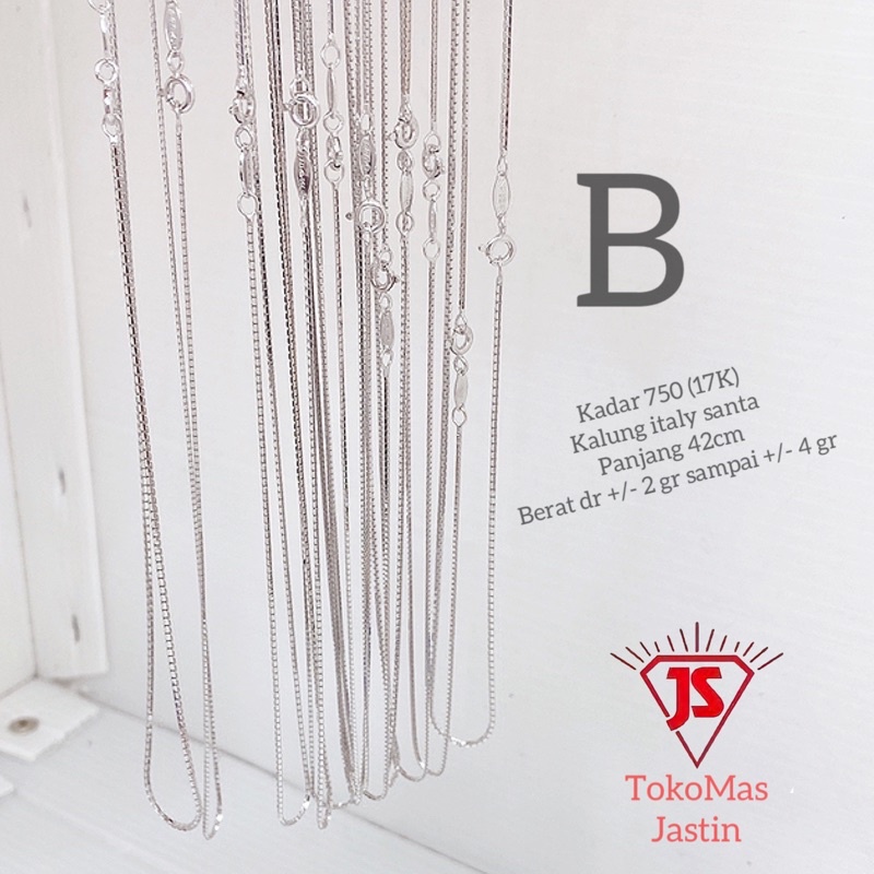 JK8 kalung italy santa kadar 750/17K