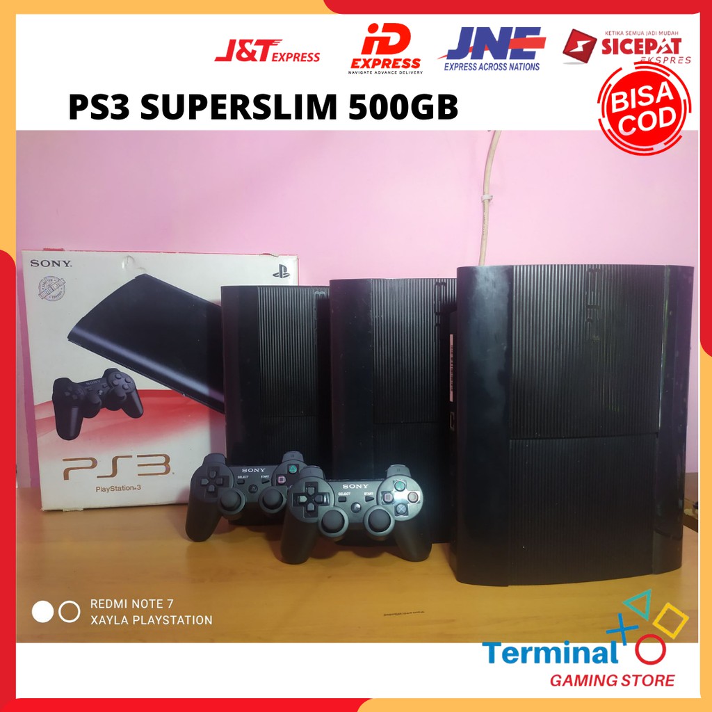 PS3 PS 3 Super Slim Superslim 500gb Bekas Second Full Game  murah