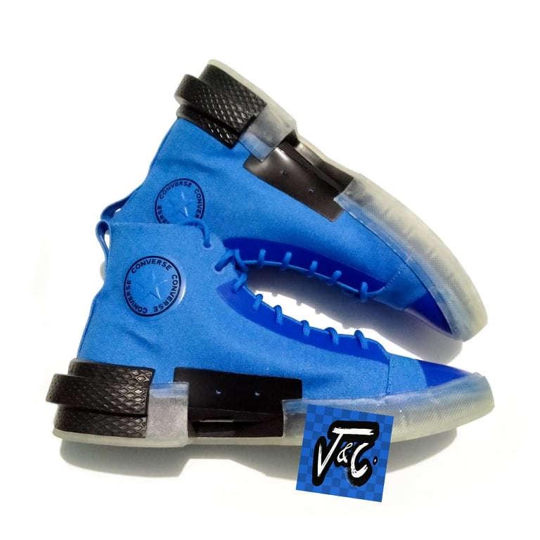 Sepatu Converse All Star Disrupt CX Stretch Hi Digital Terrain Blue