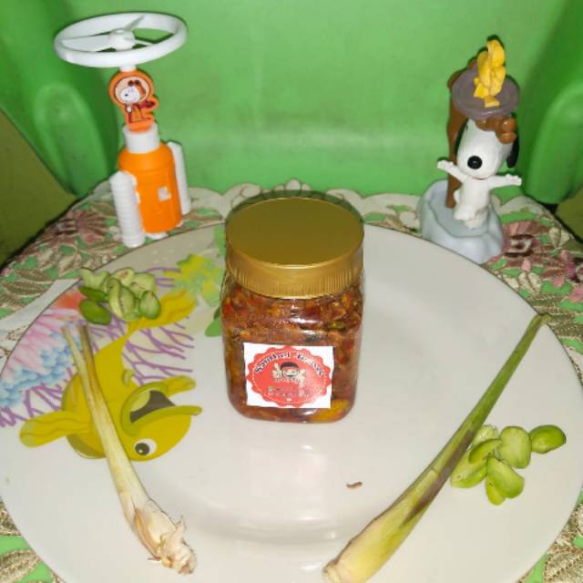 

Sambel rebon pete