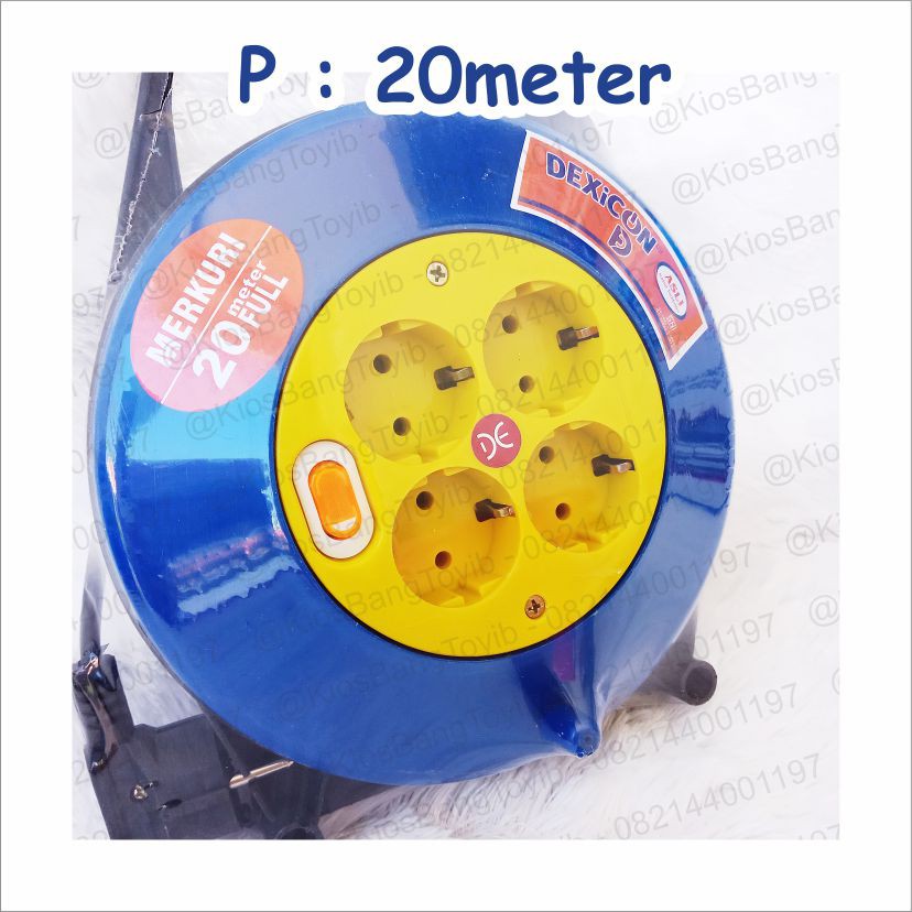 Kabel roll 20 meter SNI murah &quot;Mercury-DEXICON&quot;