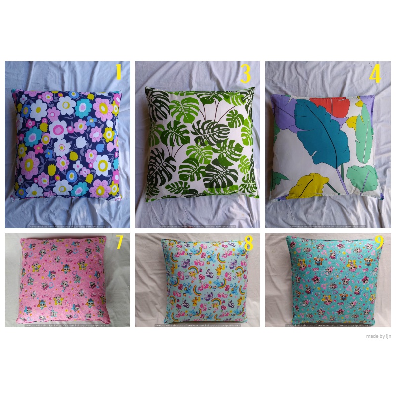 ❤ IJN ❤ [COD] Sarung Bantal Lantai 70x70 cm SARUNGnya aja
