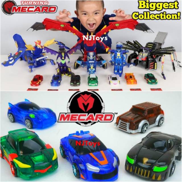 Turning Mecard Deluxe Mecanimals Transform Vehicle