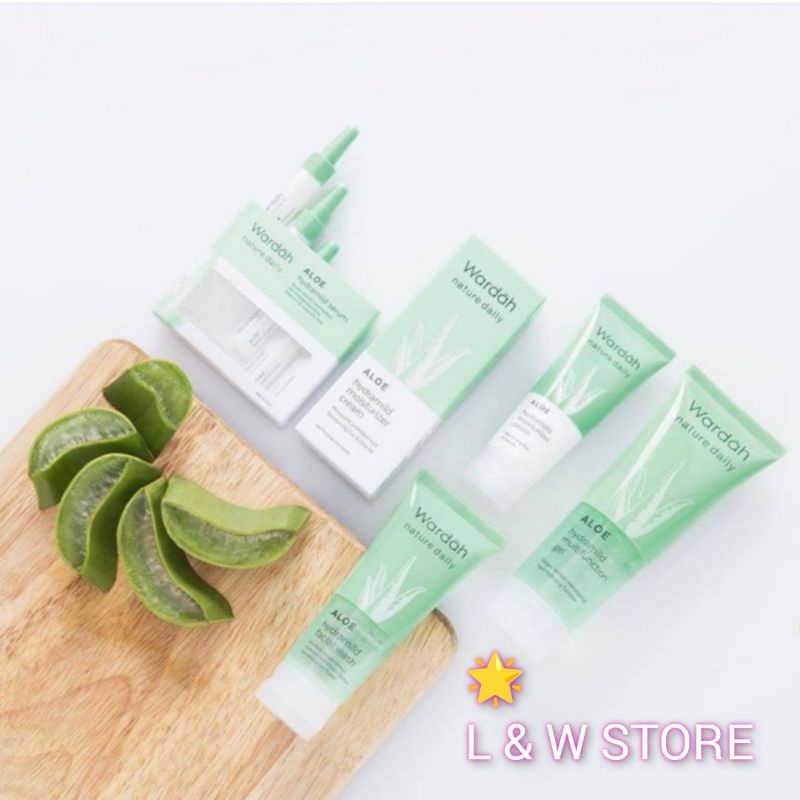 Wardah Aloe hydramild/Wardah nature daily/Wardah multifunction gel