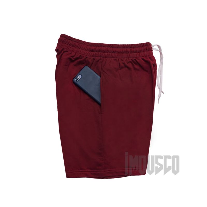 Imous.co Celana pendek Boardshort Short pants Maroon