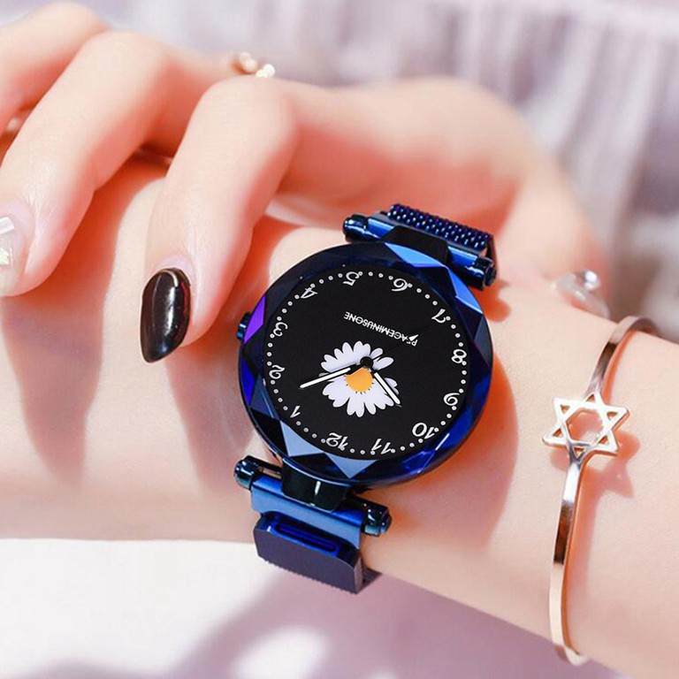 ✅COD Jam Tangan Wanita Small Daisy Starry Sky Magnet Korean
