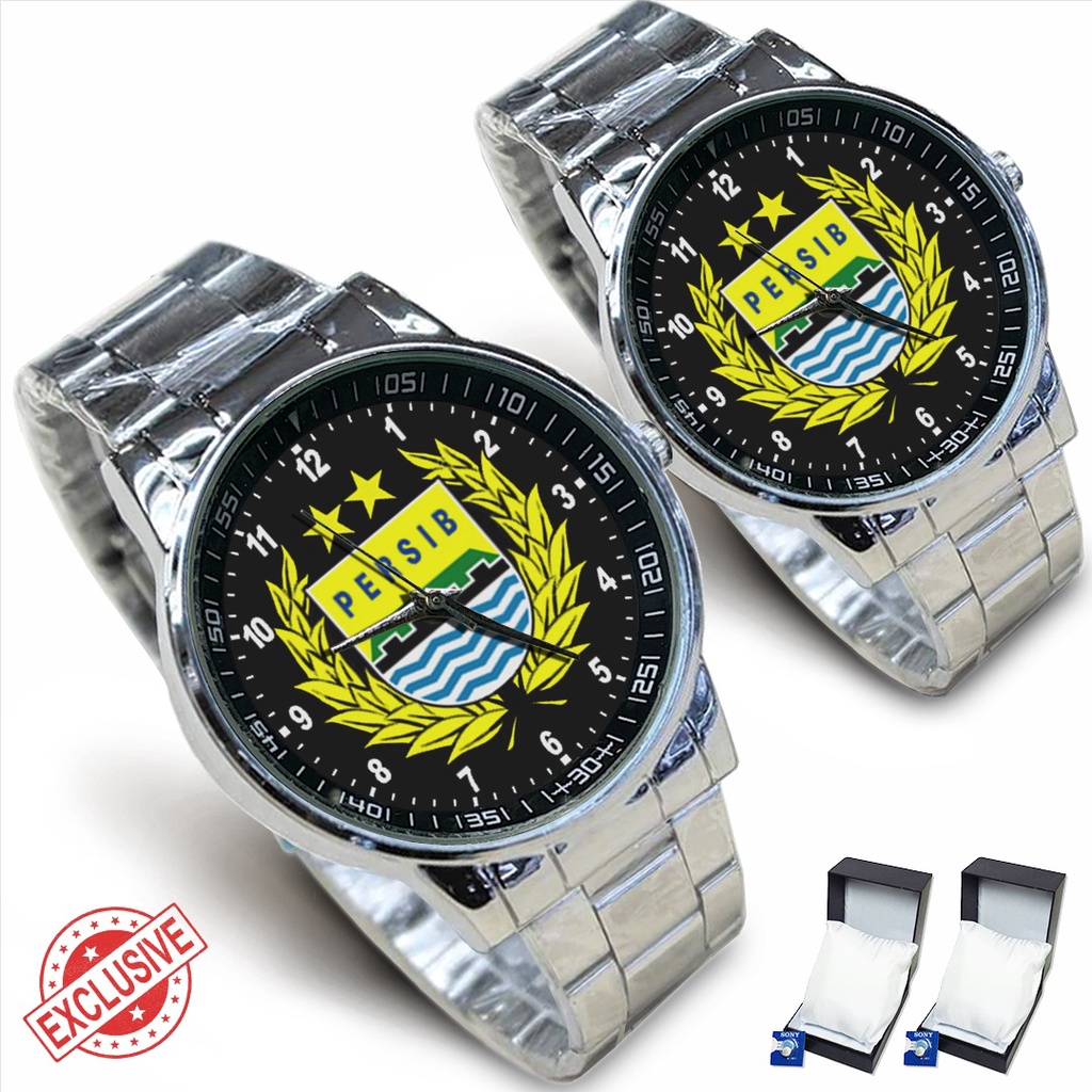 Jam Tangan Rantai Couple PERSIB BANDUNG - 05 (Awesome)