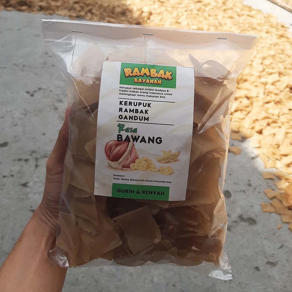 

Kerupuk / Krupuk Rambak Bayanan Tapioka Mentah - 1 KG