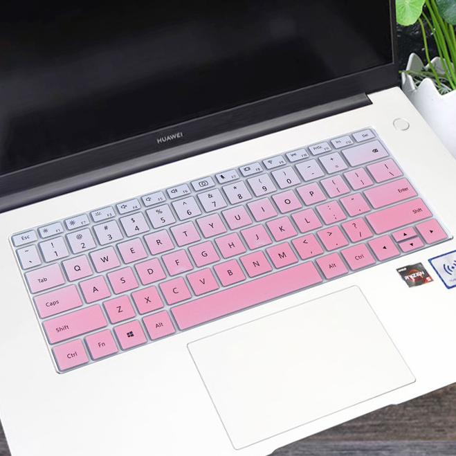 Washable Silicone Keyboard Cover Protector Skin Mate Book D14 2020 For HUAWEI MateBook D 14 2020 ( R5 3500U/8GB/512GB/ Linux )