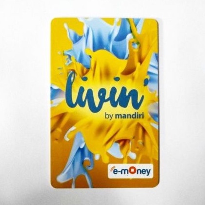 Mandiri eMONEY LIVIN by Mandiri ORI /Like eTOLL Tapcash Flazz or Brizzi