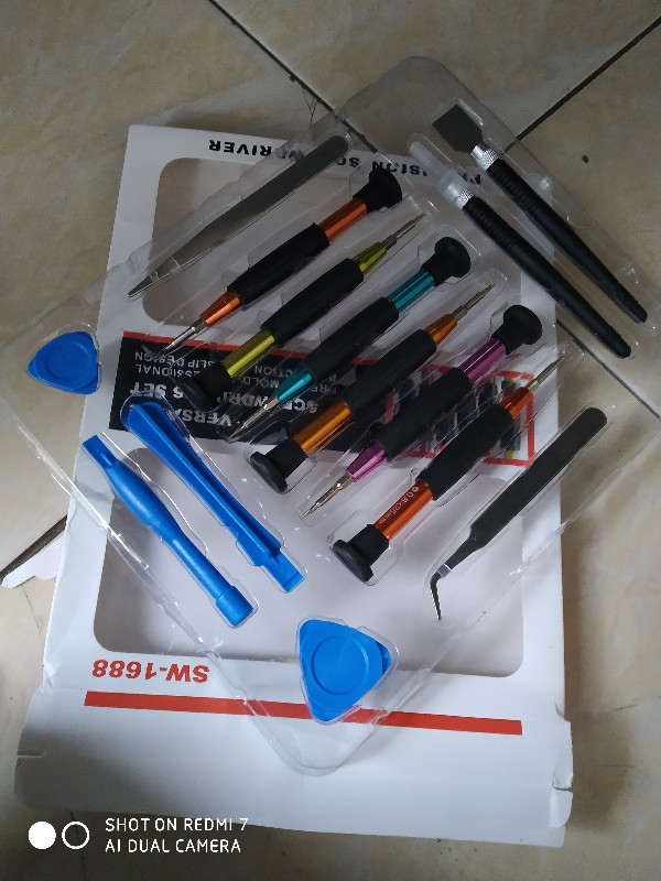 Obeng Set Pembuka Hp Handphone Alat Servis Service Tools Pembuka Casing Housing All Tipe