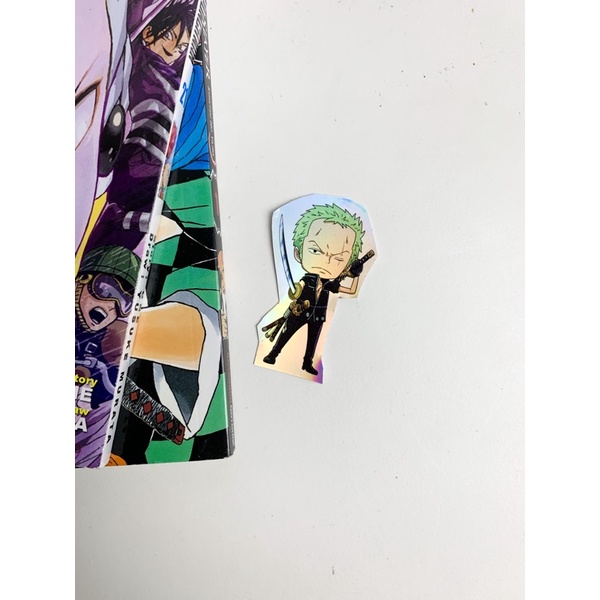 

Sticker Anime Hologram Zoro One Piece