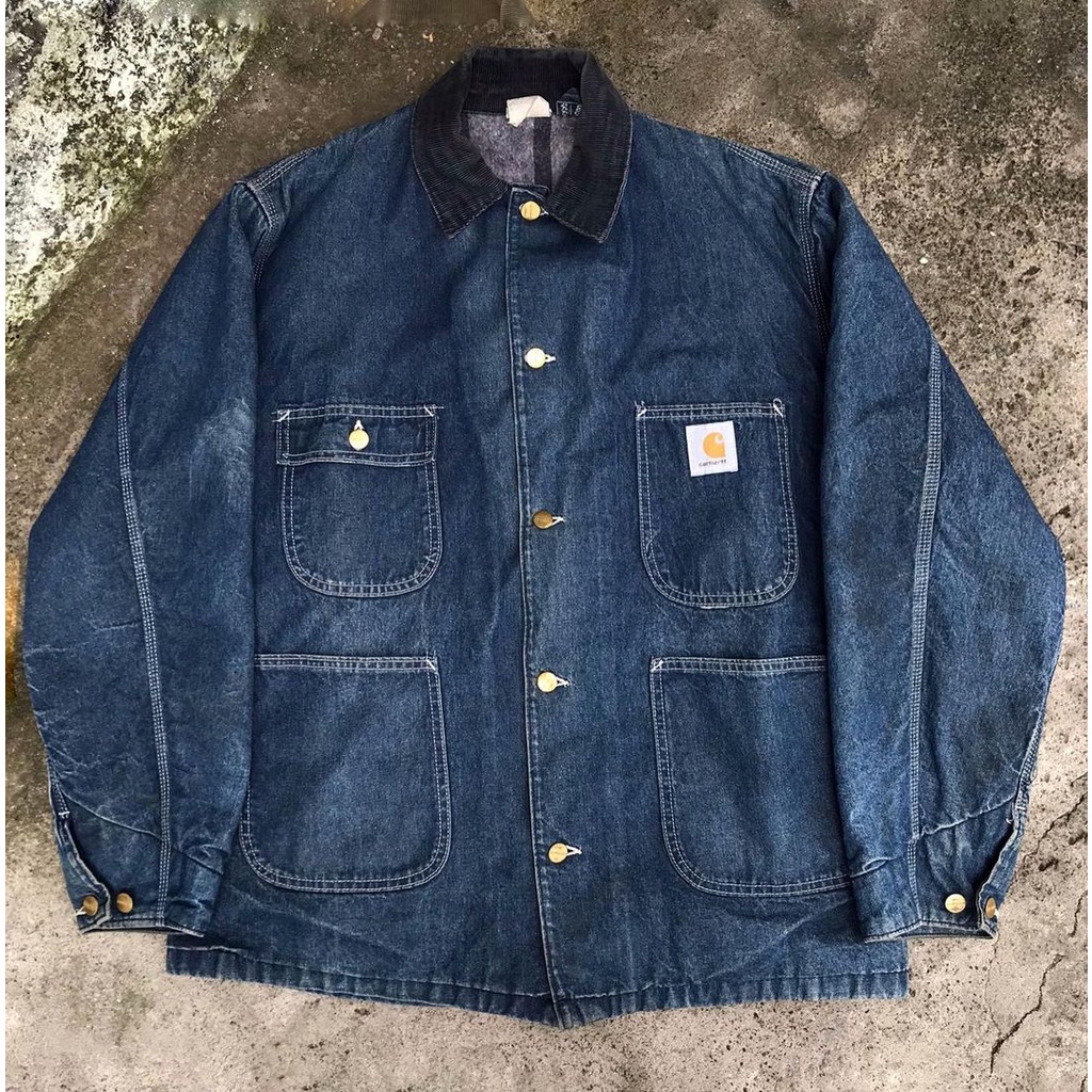 Carhartt Denim Chore Jacket 8LC Vtg