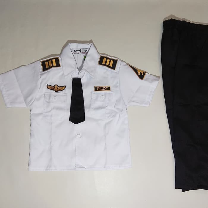 Seragam Profesi Anak Pilot Kostum Setelan Cowok Baju Kijang