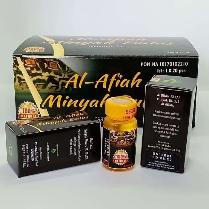 Turtle Oil Minyak Bulus Murni BPOM Asli Al Afiah