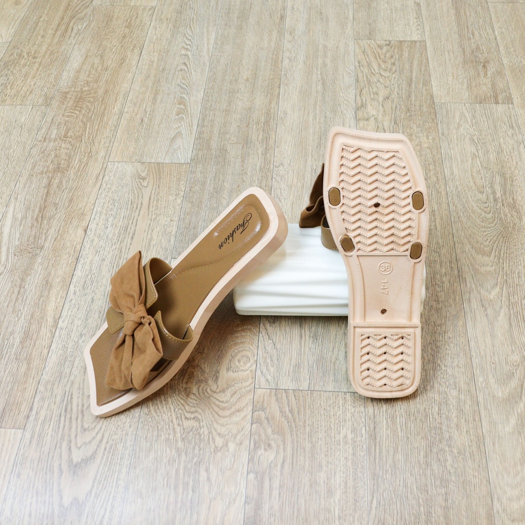Buff Sandal Selop Pita Wanita Slip On Teplek - Demorin