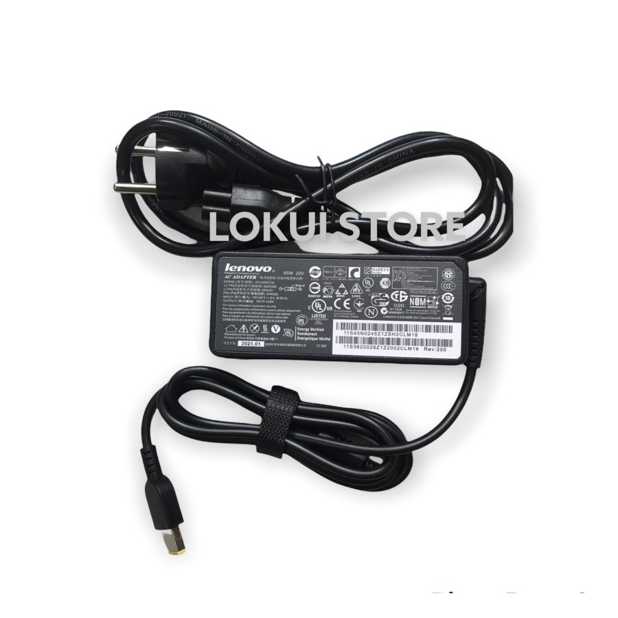 Adaptor Charger Lenovo G40 G40-30 G40-45 G40-70 20V 3.25A USB ORIGINAL