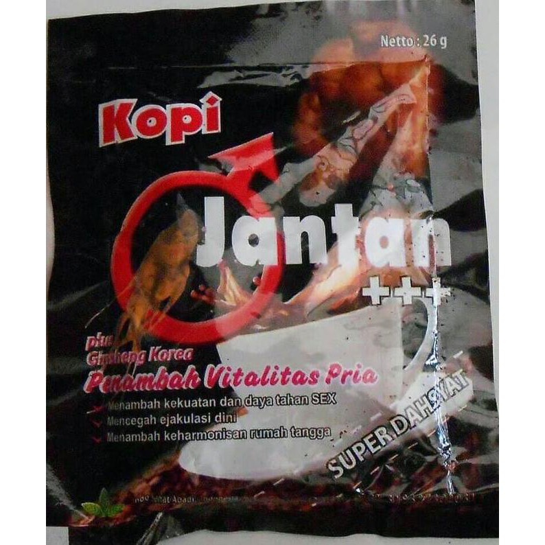 

Promo Akhir Tahun Minuman Herbal Kopi Jantan Original Kode 112
