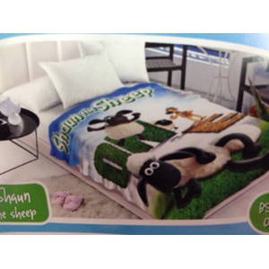 Selimut bulu Shaun the sheep