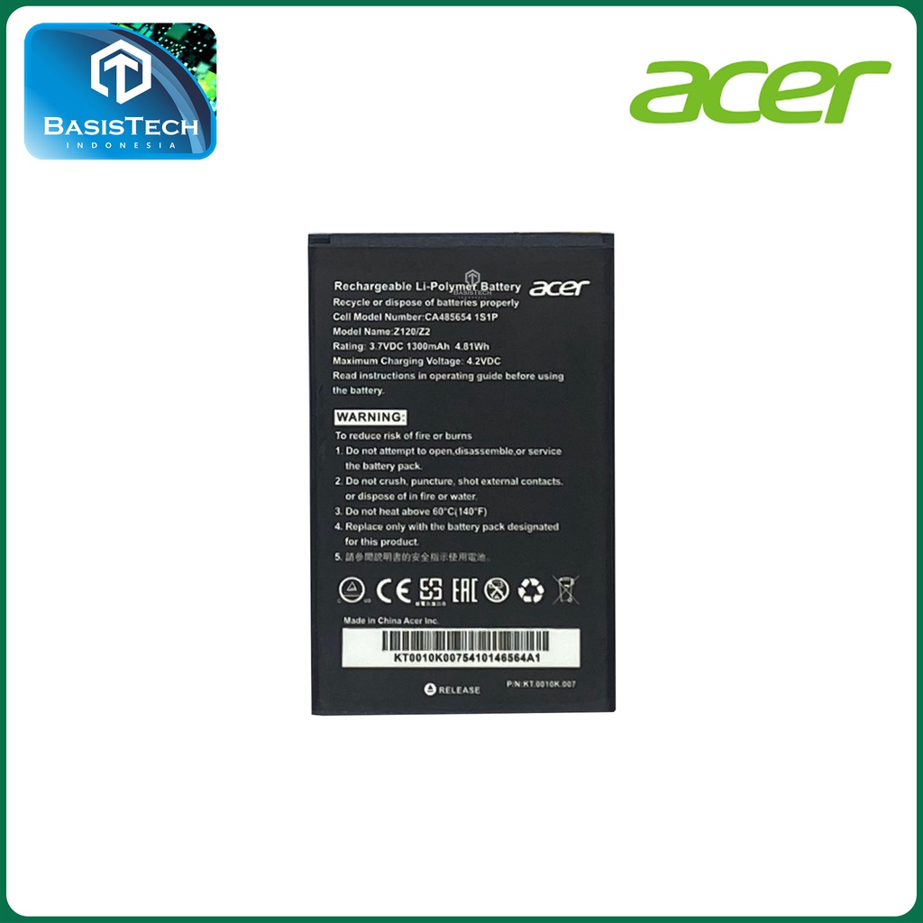 BATERAI ACER Z2 Z110 Z120 BAT-A510 - ORI99 BEST QUALITY