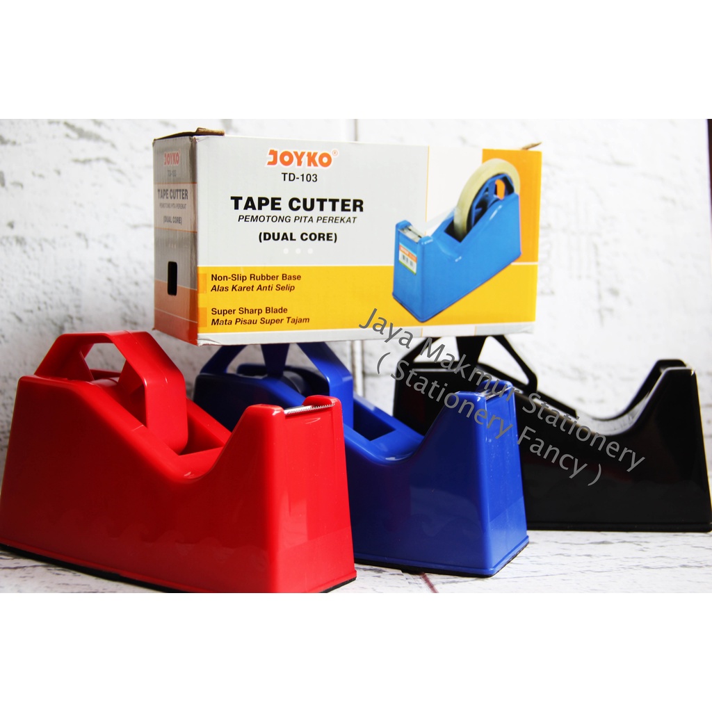 

Tape Dispenser Cutter Joyko dual core TD-103
