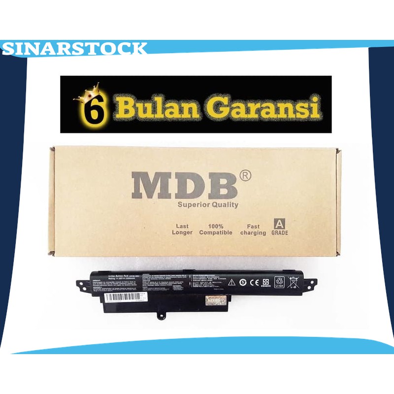MDB Baterai Laptop Asus X200CA, F200CA, X200MA, X200M