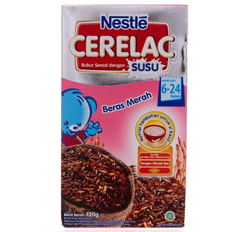 Nestle Cerelac Susu Beras Merah 120G