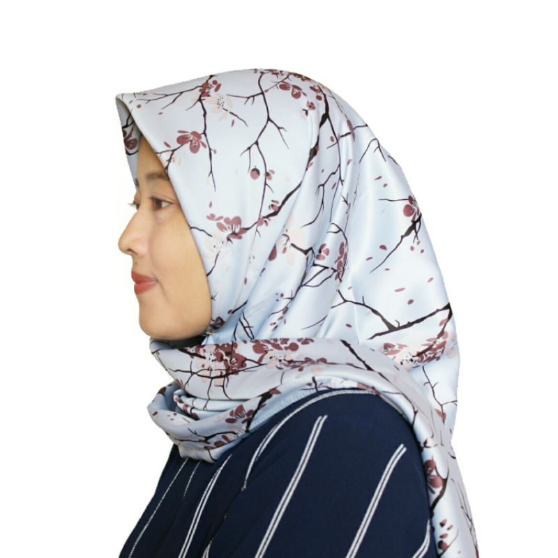 Hijab maxmara motif bunga