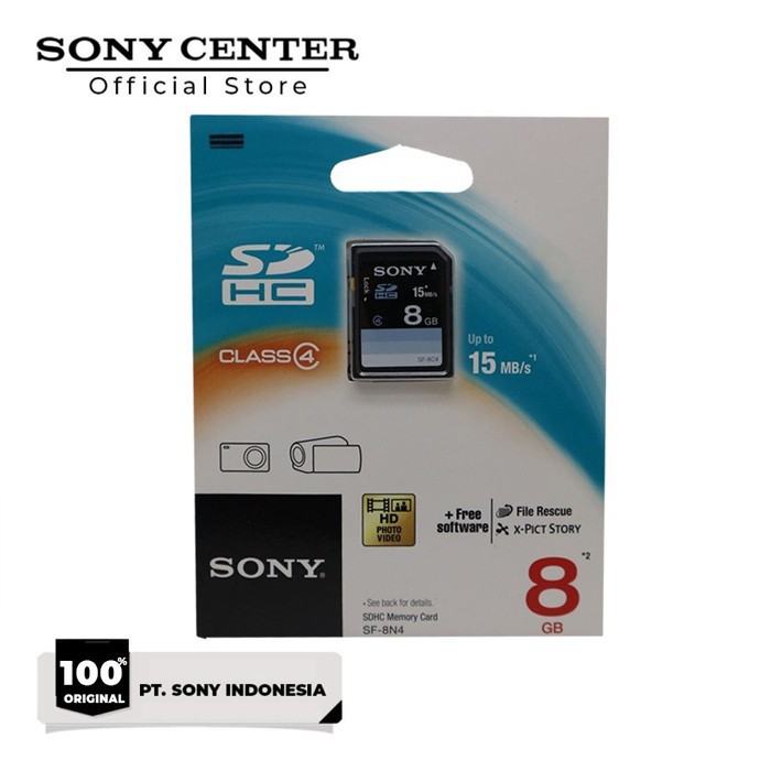 SONY SDHC 8GB CLASS 4 15MB/S