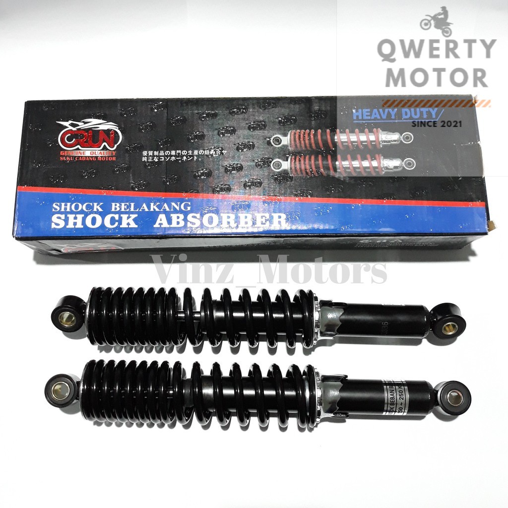 SHOCK BREAKER BELAKANG BEBAN BERAT SUPRA X 100 / X 125 - FIT NEW - REVO LAMA 340/34 360/36 MM CM