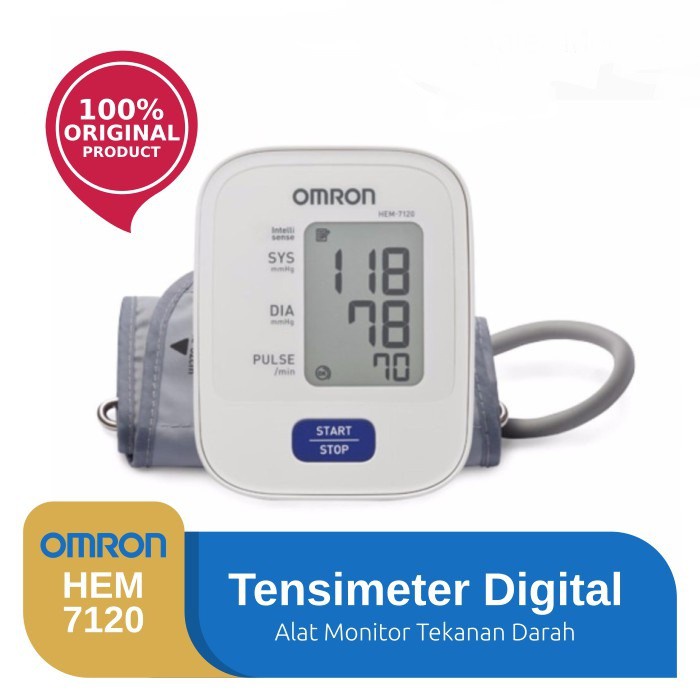 Tensimeter Digital Omron HEM 7120/Alat Pengukur Tekanan Darah Elektrik