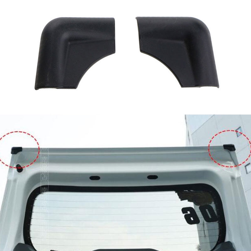 Untuk Ford Ecosport 2013-2021 2Pcs ABS Bagasi Belakang Mobil Ekor Pintu Sudut Penutup Pelindung Anti-Tabrakan Case Acc.