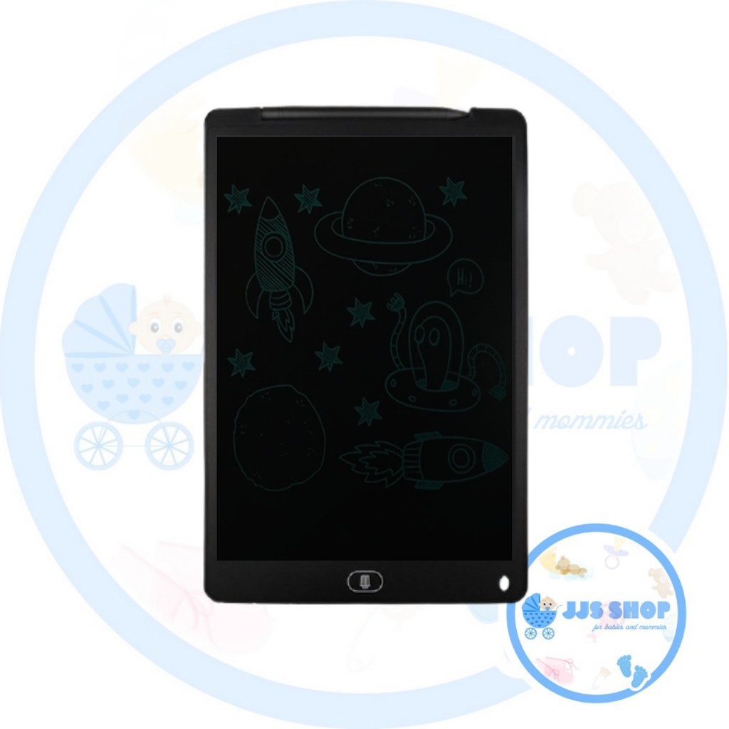 Tablet Menggambar Menulis Papan LCD Belajar Anak Drawing Writting 12 Inch