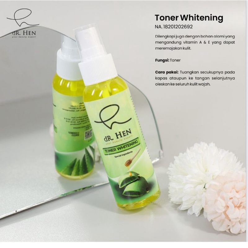 dR Hen - Toner Whitening / Hen Skincare