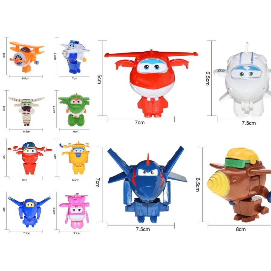 Figure Super wings isi 12 pcs / Topper superwings set 12 pcs