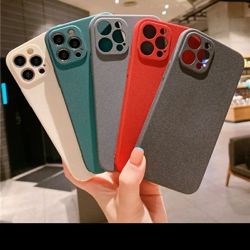 IPHONE 13 PRO Silikon  Soft Case Ultra Tipis Motif Batu Pasir Slim