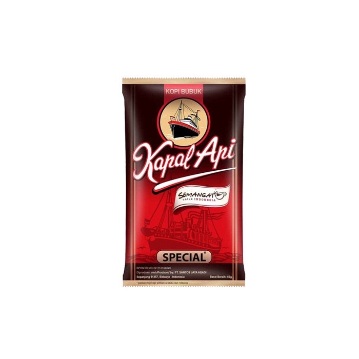 

Kopi Bubuk Kapal Api Mutu Khusus 65 Gr ORIGINAL