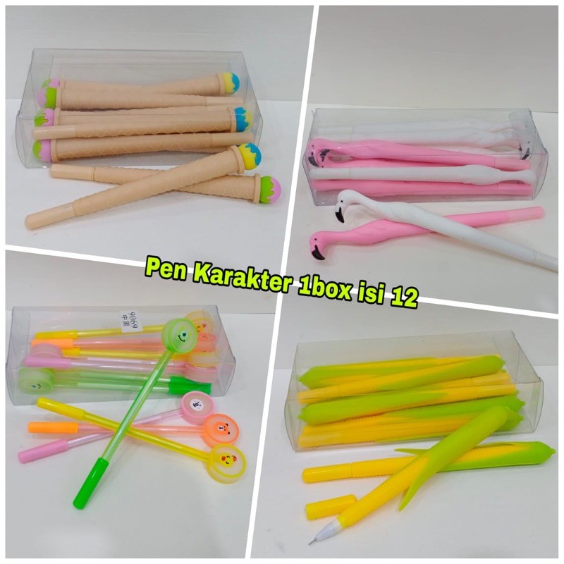 

BOLPEN GEL ANAK KARAKTER 1 BOX