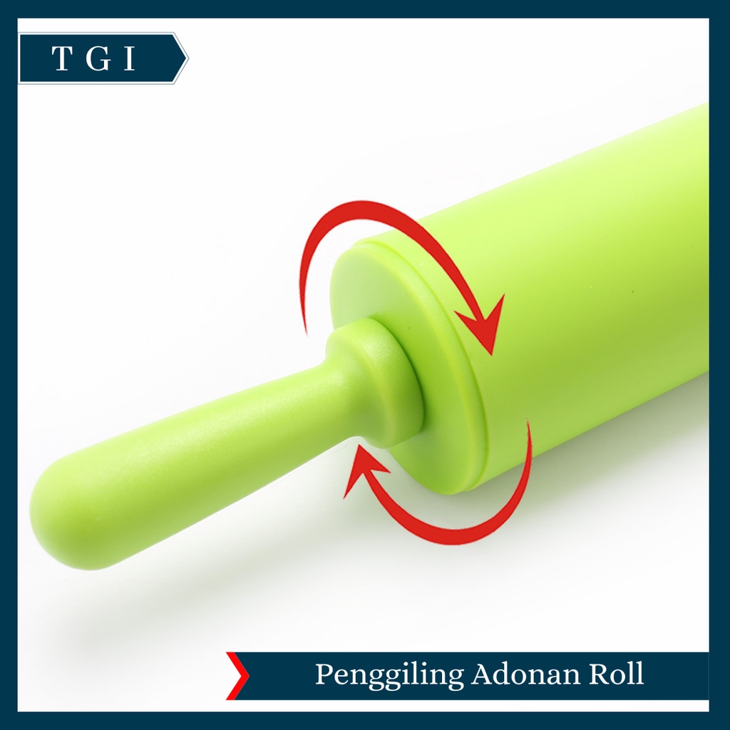 TGI - ROLLING PIN SILIKON PENGGILING ADONAN BAKING ACCESSORIES