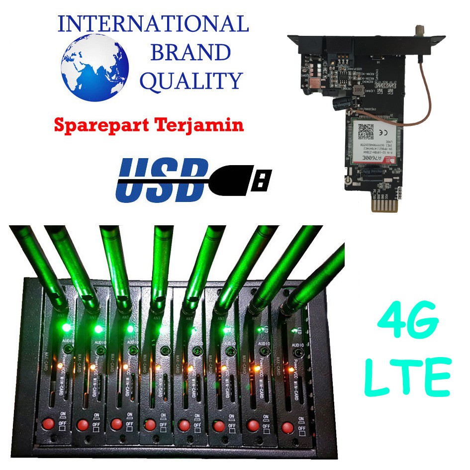 Modem Pool 8 Port 4G